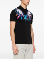 FesFas desert eagle-print Polo Shirt | Black
