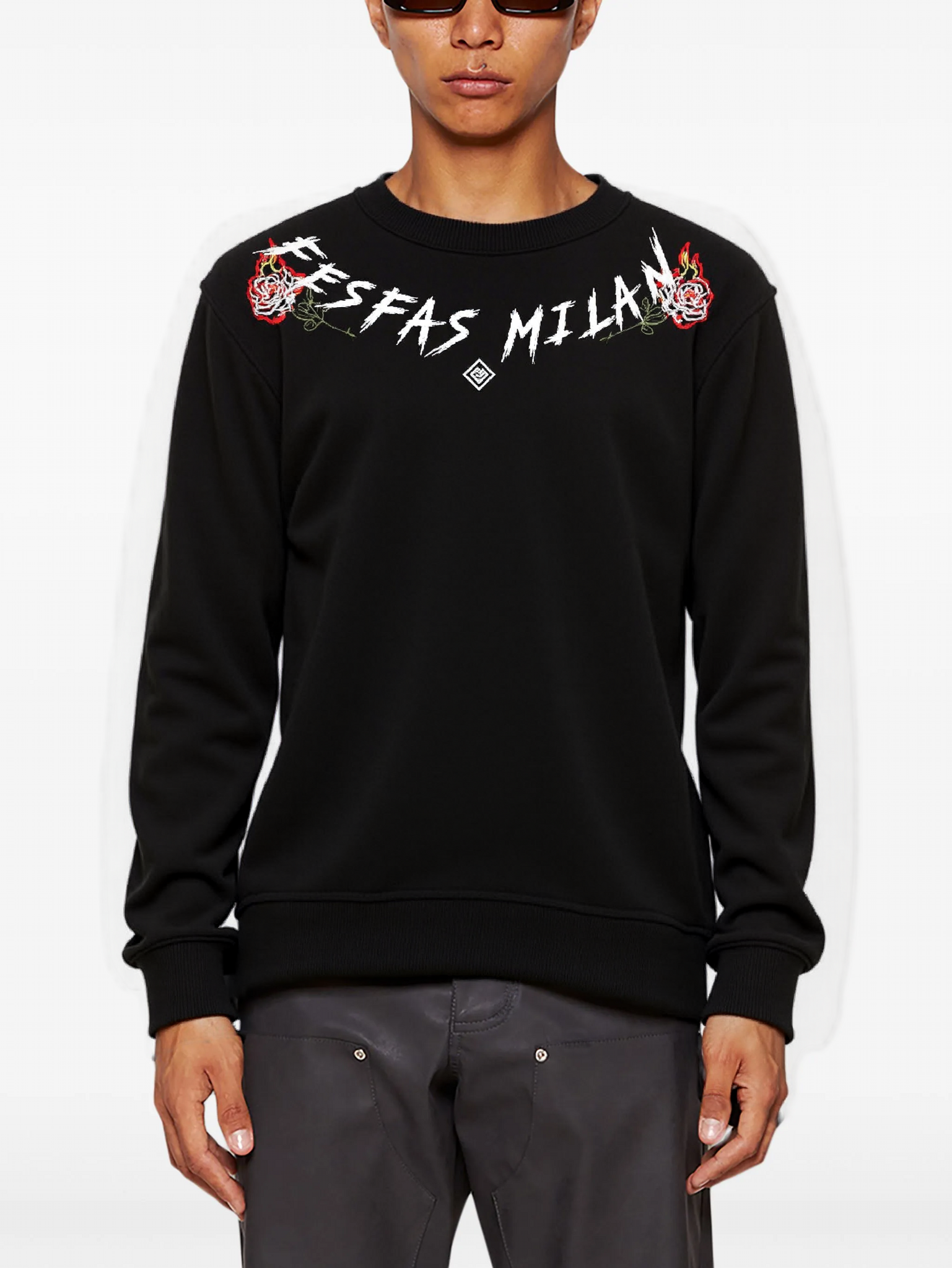 FesFas graphic-print Sweatshirt | Black