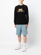 FesFas teddy bear-print Sweatshirt | Black