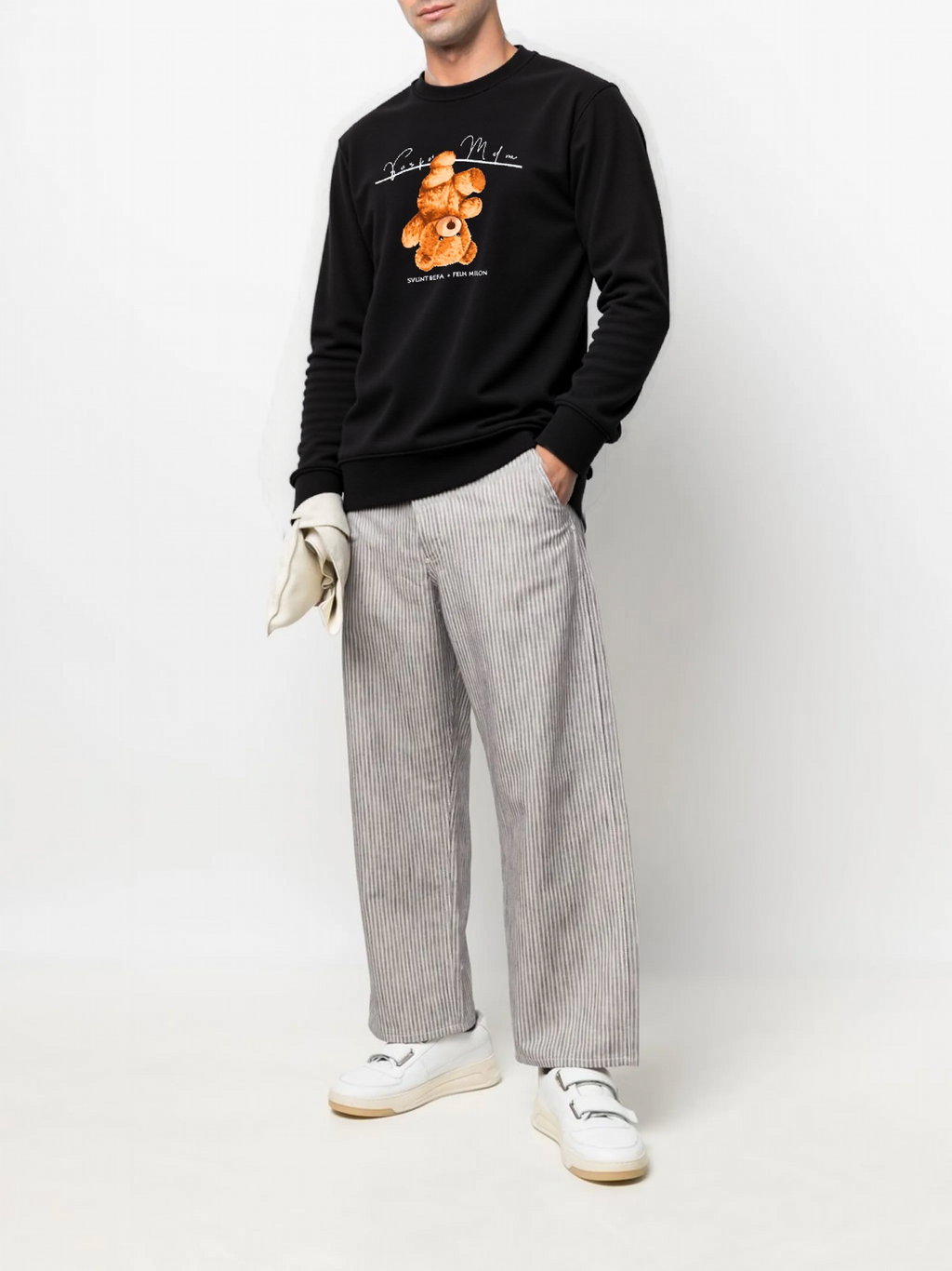 FesFas teddy bear-print Sweatshirt | Black | Men