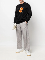 FesFas teddy bear-print Sweatshirt | Black