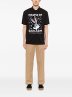 FesFas Rabbit-print Polo Shirt | Black