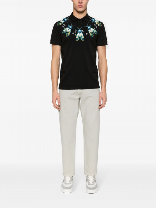 FesFas Beetle-print Polo Shirt | Men | Black