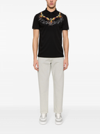 FesFas Beetle-print Polo Shirt | Black