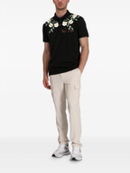 FesFas Floral-print Polo Shirt | Black