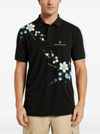 FesFas Floral-print Polo Shirt | Black