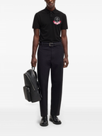 FesFas Floral-print Polo Shirt | Black