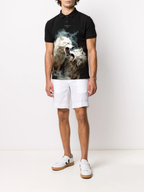 FesFas Wolf-print Polo Shirt | Black
