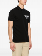 FesFas "Pilot to Pilot"-print Polo Shirt | Black