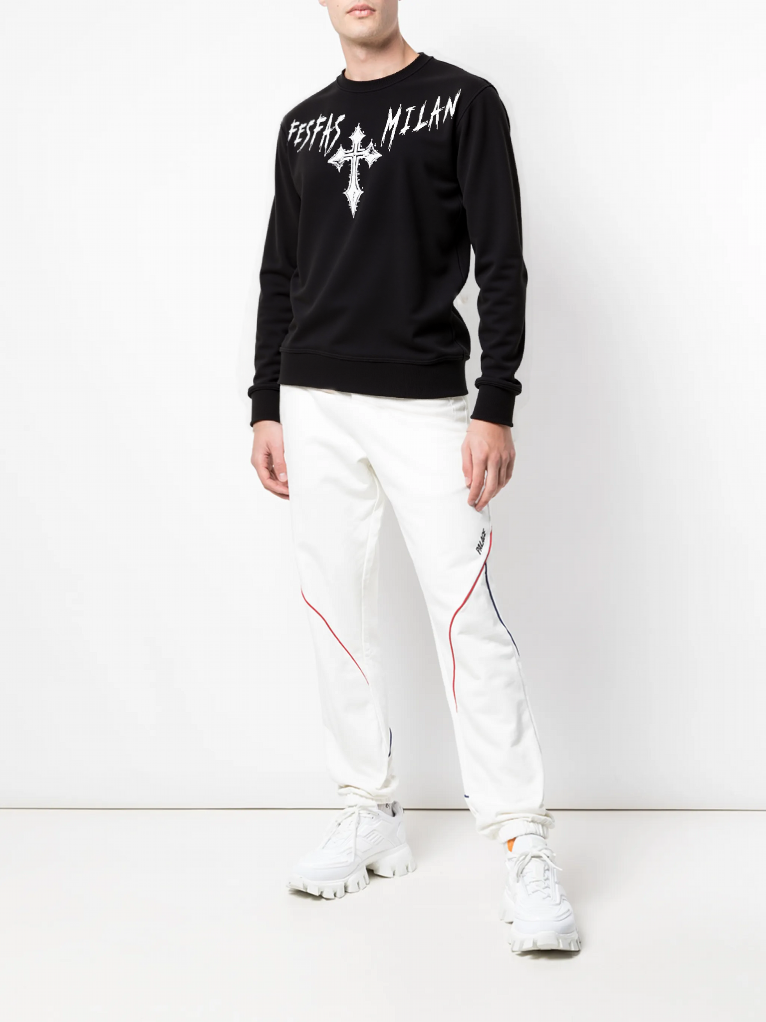 FesFas graphic-print Sweatshirt | Black