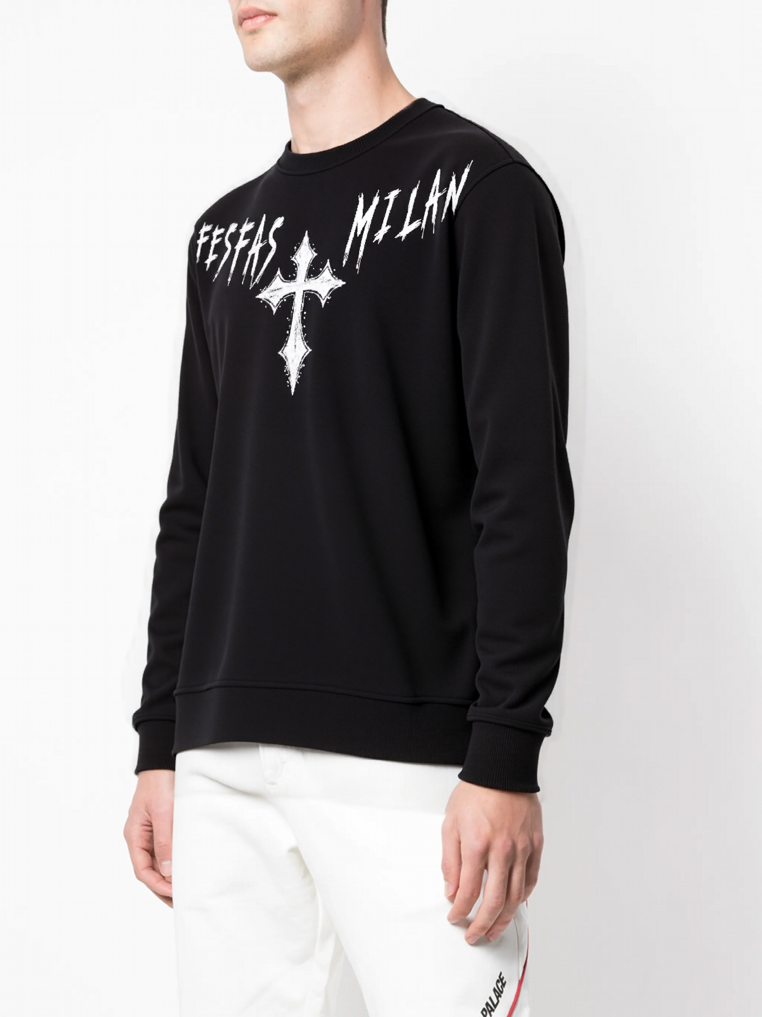 FesFas graphic-print Sweatshirt | Black