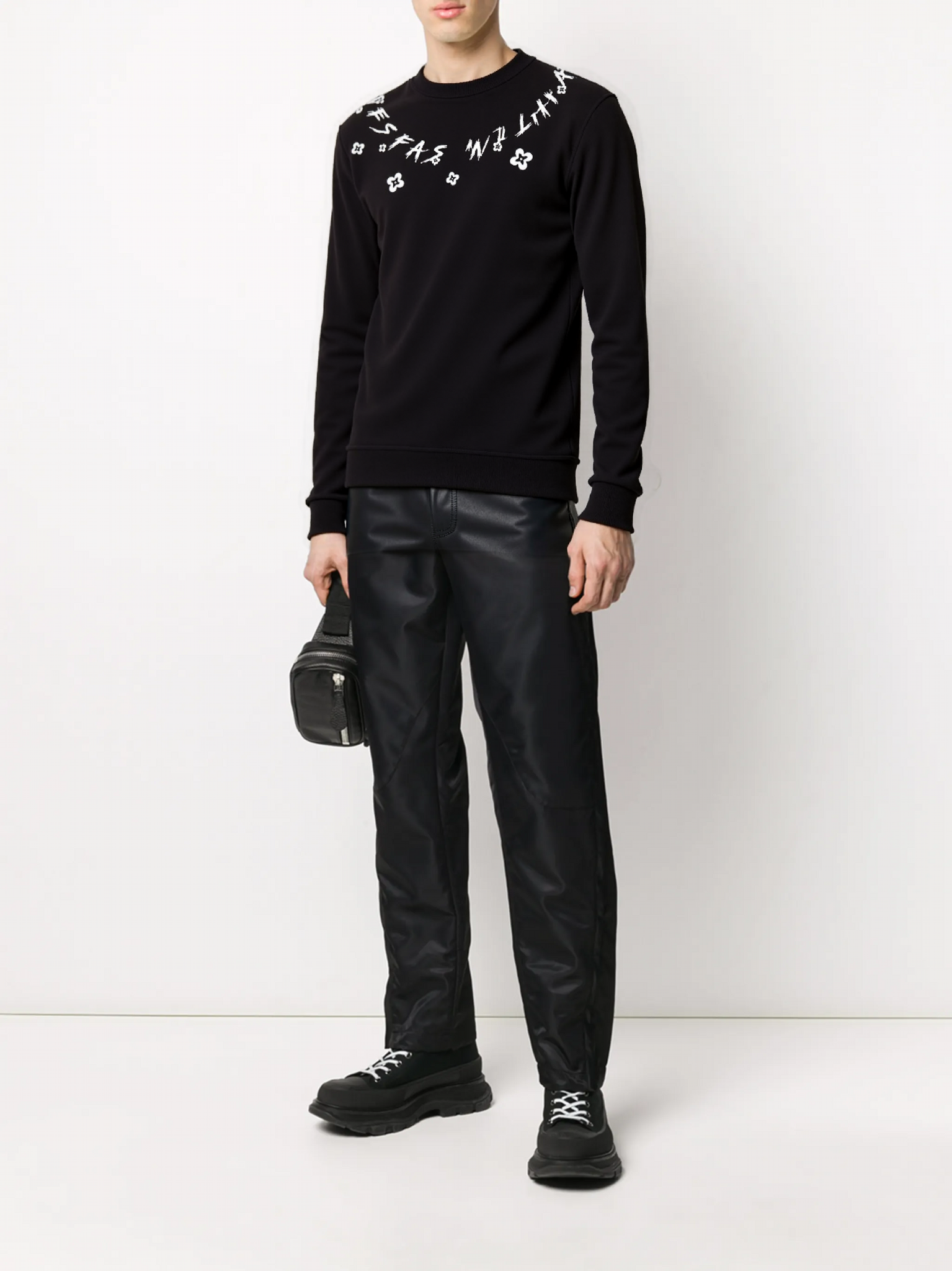FesFas graphic-print Sweatshirt | Black