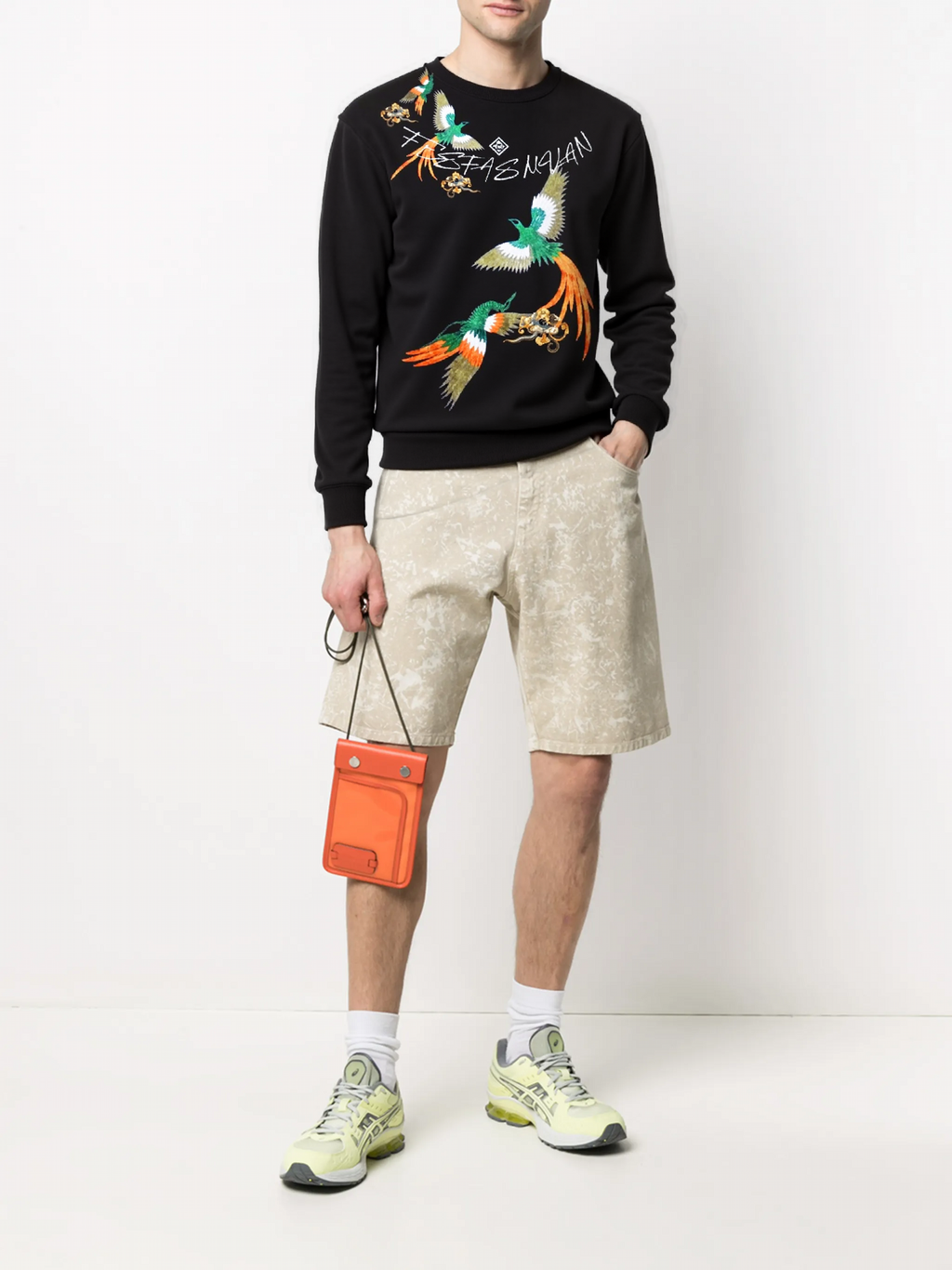 FesFas Phoenix-print Sweatshirt | Black