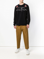 FesFas Graphic-print Sweatshirt Set | Black