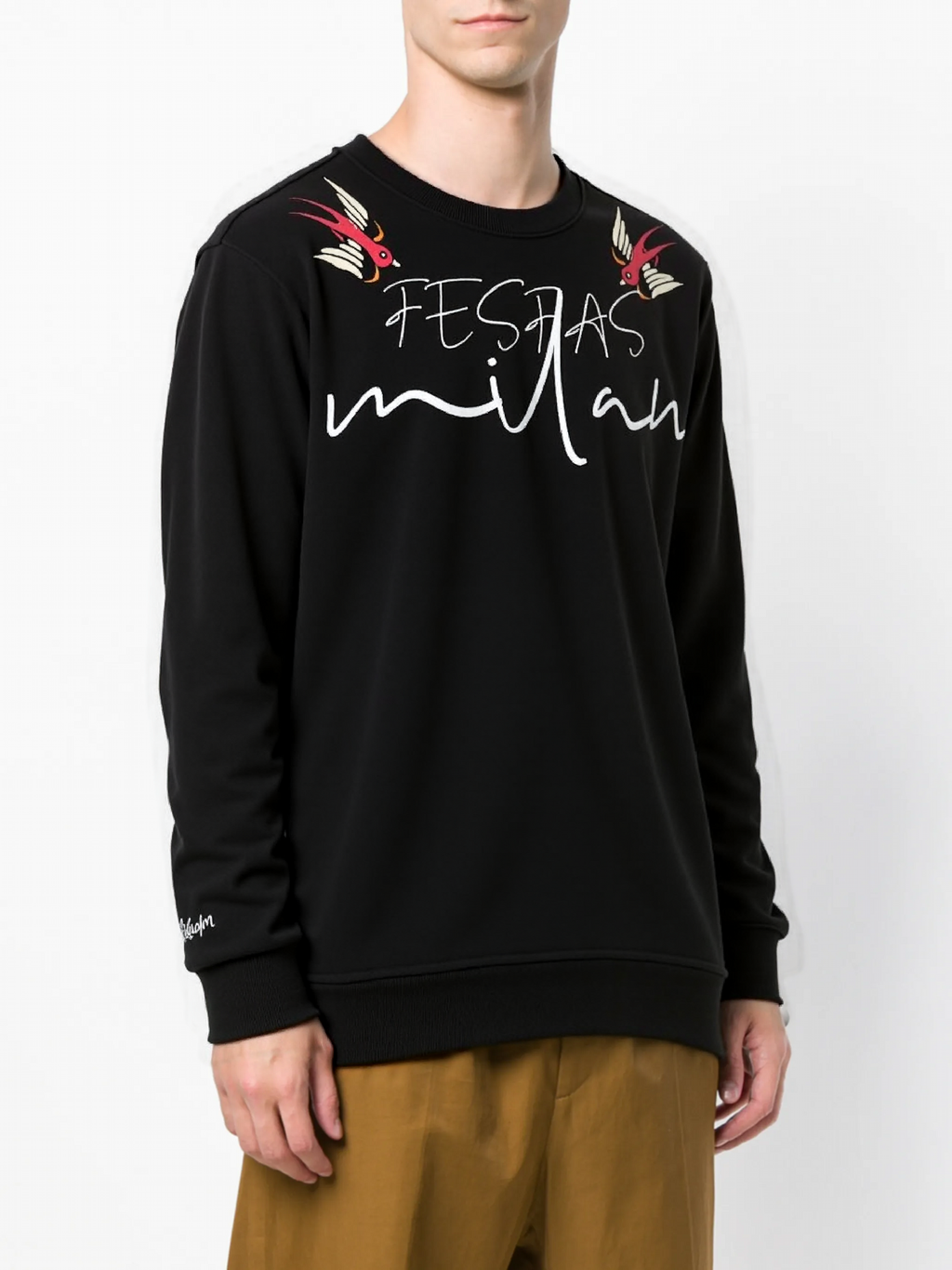 FesFas Graphic-print Sweatshirt Set | Black