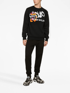 FesFas duck-print Sweatshirt | Black