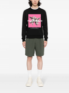 FesFas Angel-print Sweatshirt | Black