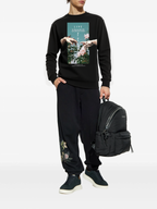 FesFas Flower-print Sweatshirt | Black