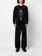 FesFas Dog-print Sweatshirt | Black