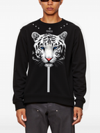 FesFas Tiger-print Sweatshirt | Black