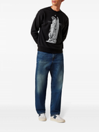 FesFas Angel-print Sweatshirt | Black