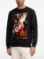 FesFas Art-print Sweatshirt | Black