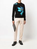 FesFas Dragonfly-print Sweatshirt Set | Black