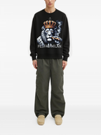 FesFas Lion-print Sweatshirt | Black