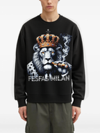 FesFas Lion-print Sweatshirt | Black