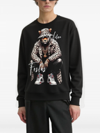FesFas Jaguar-print Sweatshirt | Black