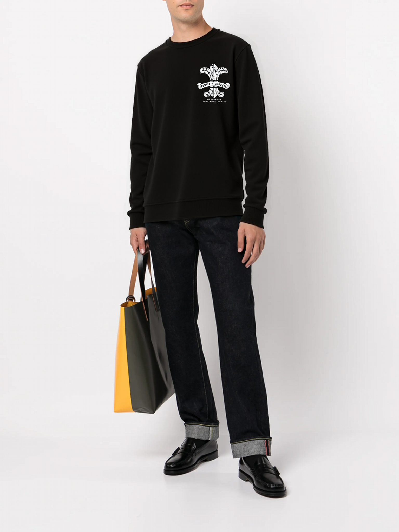 FesFas Graphic-print Sweatshirt Set | Black