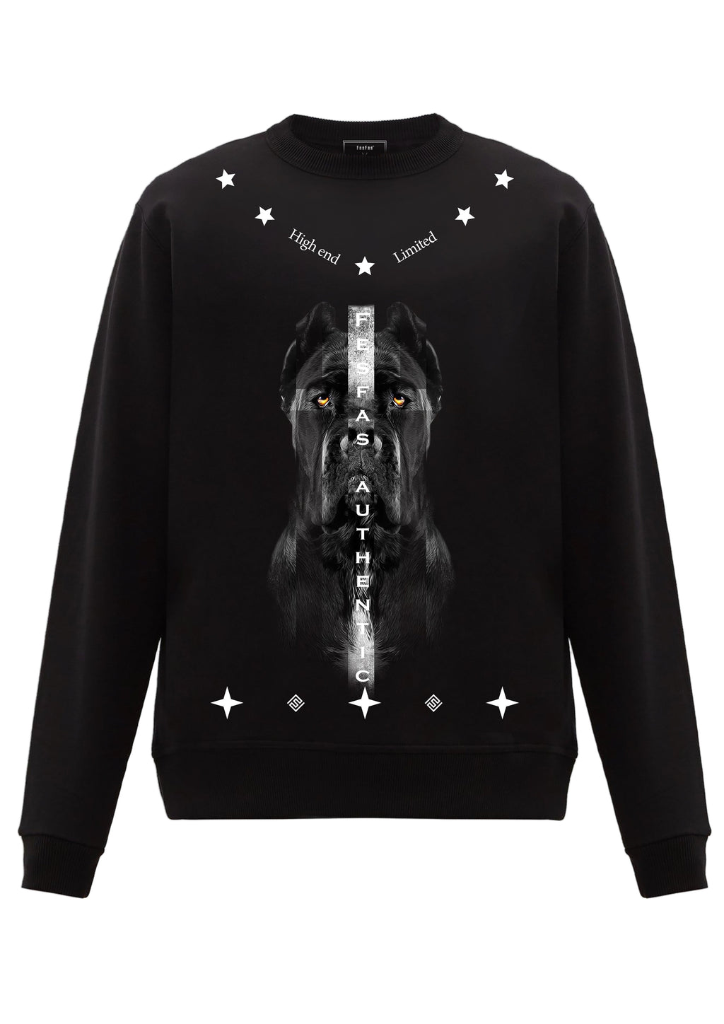 FesFas Dog-print Sweatshirt | Black