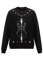 FesFas Dog-print Sweatshirt | Black