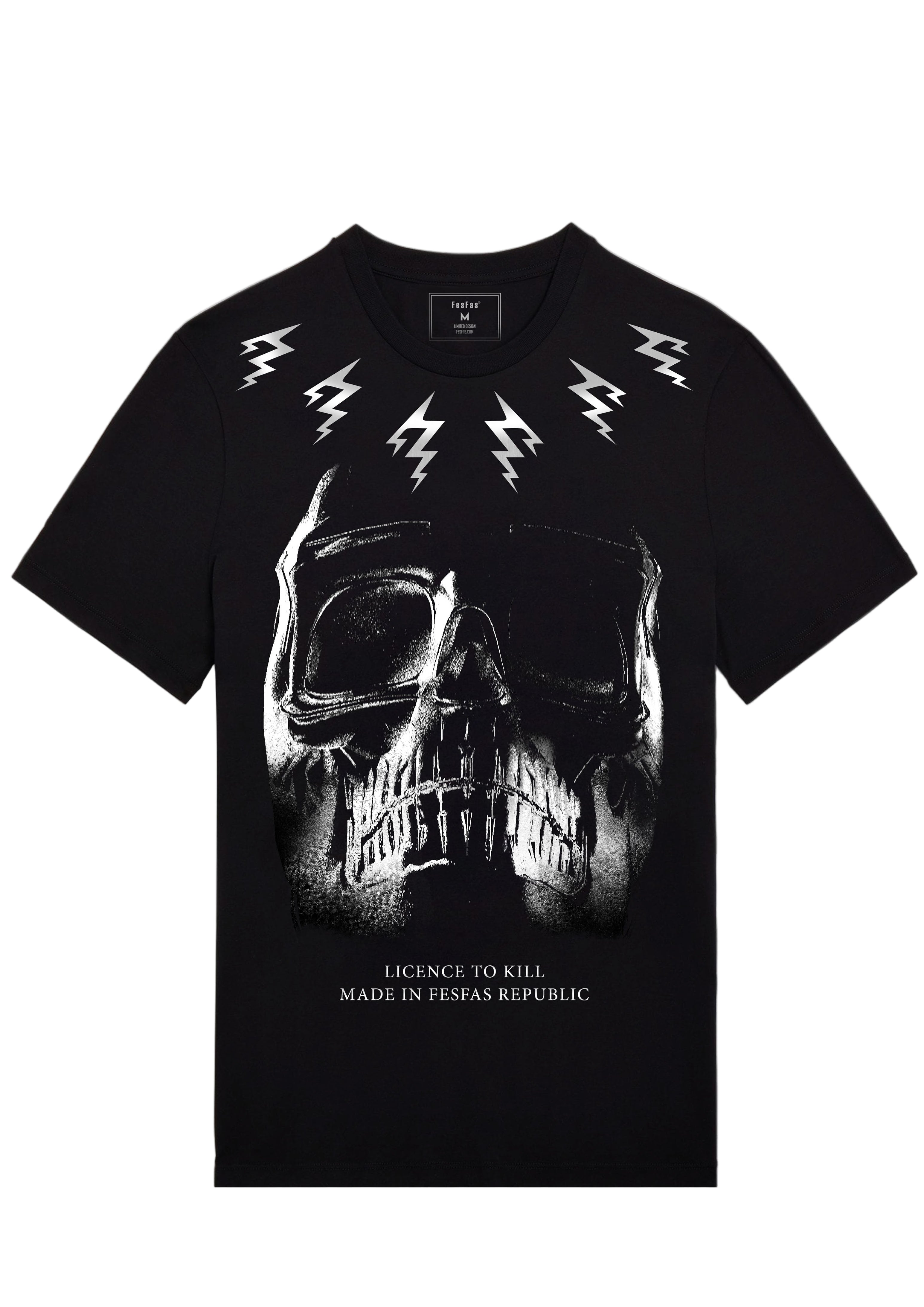 FesFas skull-print T-shirt | Black | Men
