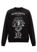 FesFas God-print Sweatshirt | Black