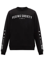 FesFas Graphic-print Sweatshirt | Black