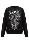 FesFas Jaguar-print Sweatshirt | Black