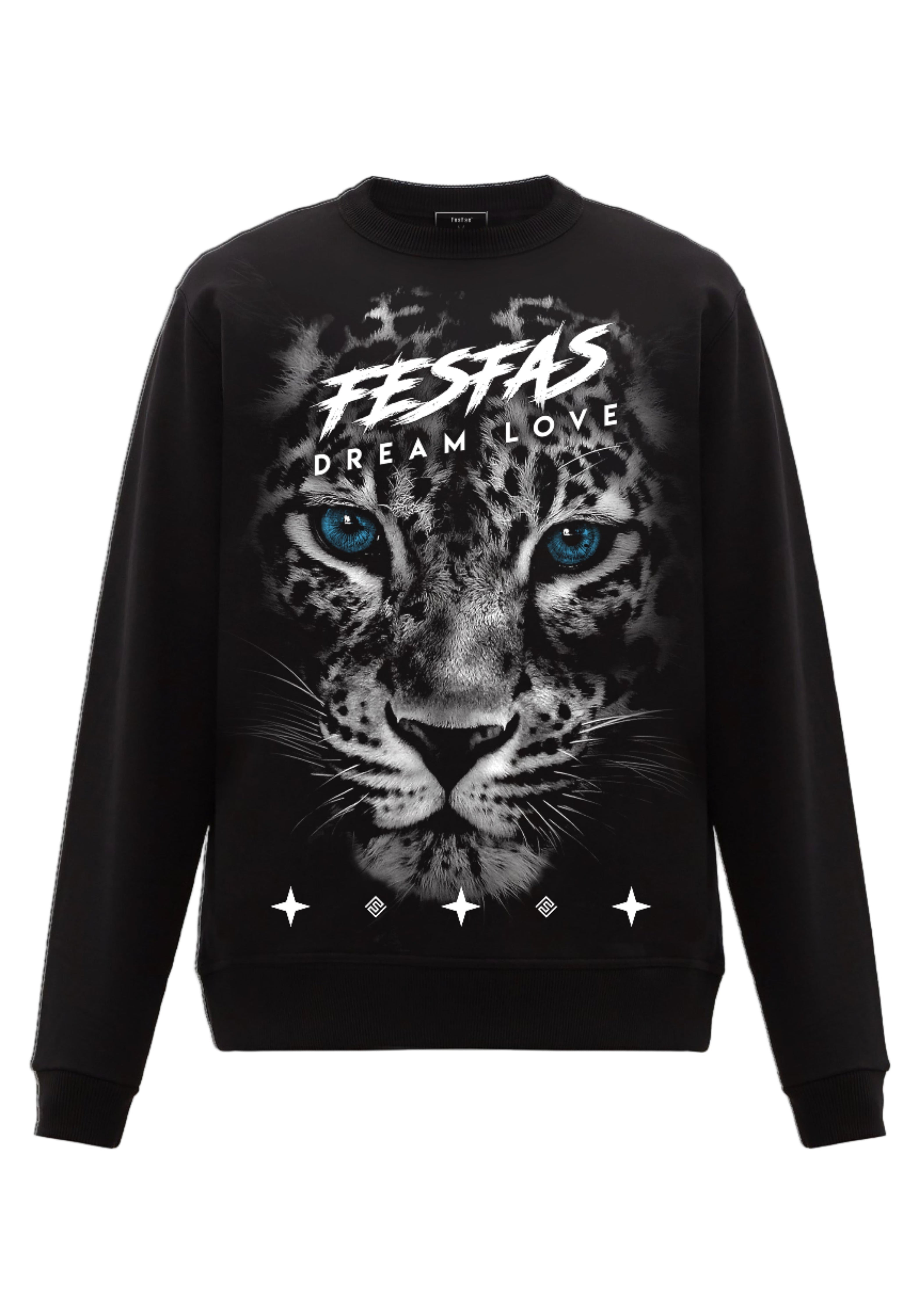 FesFas Jaguar-print Sweatshirt | Black