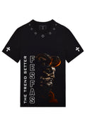 FesFas graphic-print T-shirt | Black