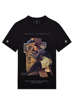 FesFas poet-print T-shirt | Black