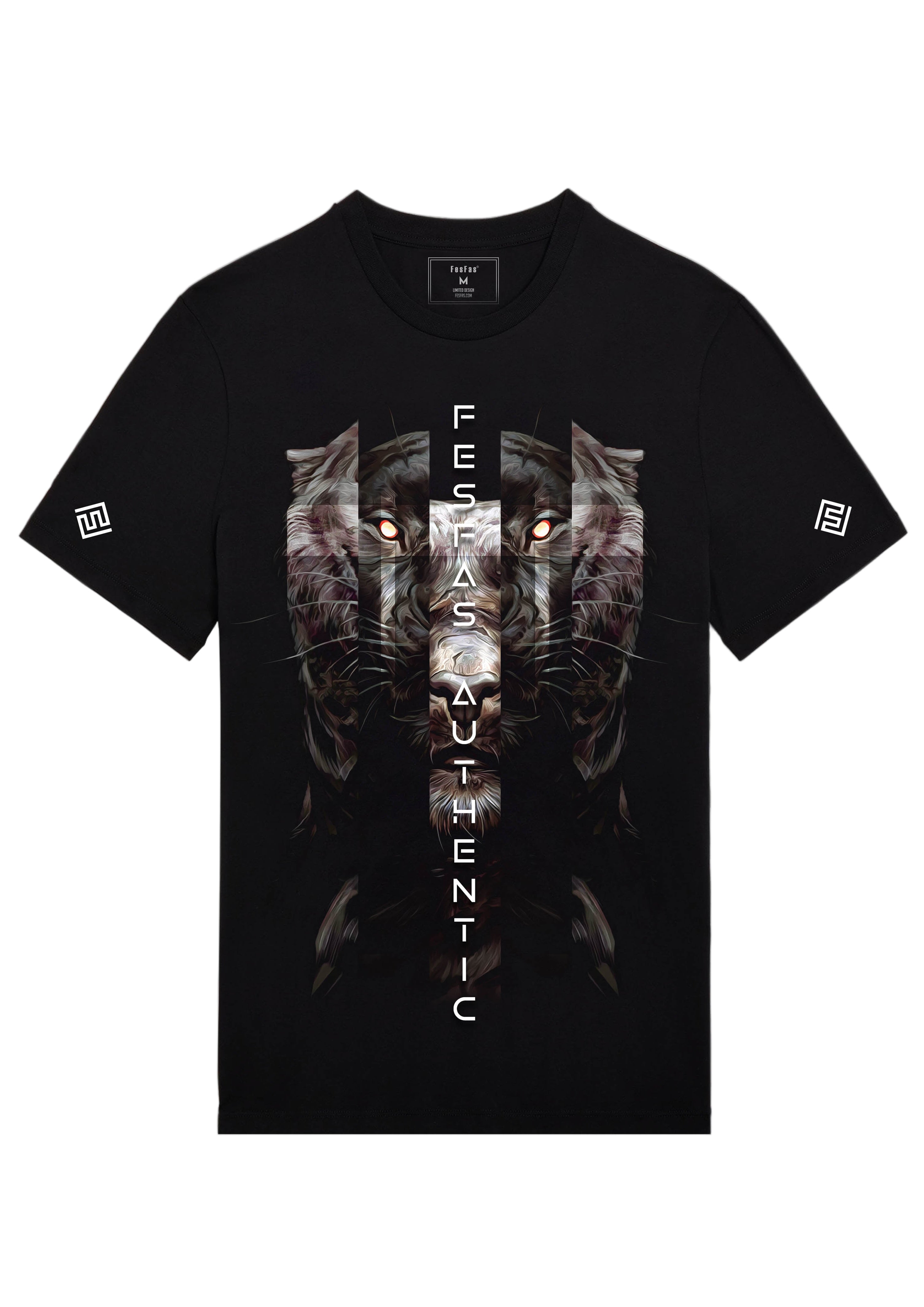 FesFas tiger-print T-shirt | Black | Men