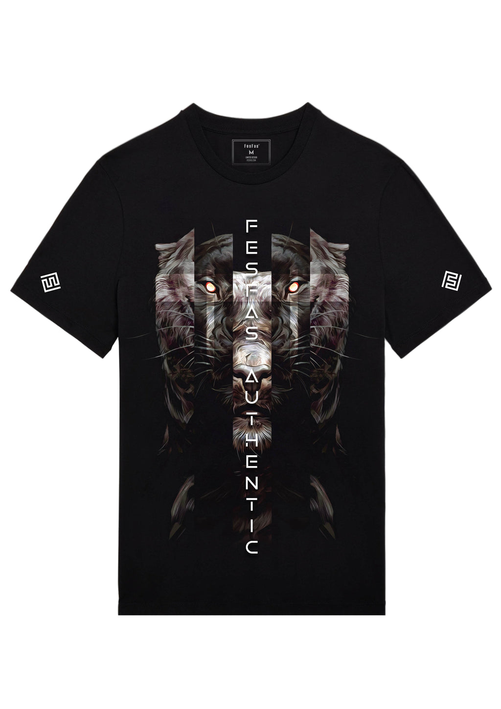 FesFas tiger-print T-shirt | Black | Men