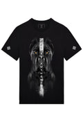 FesFas black dog-print T-shirt | Black | Men