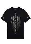 FesFas metal mask-print T-shirt | Black | Men