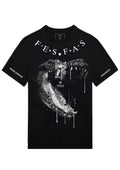 FesFas crocodile jaw-print T-shirt | Black | Men