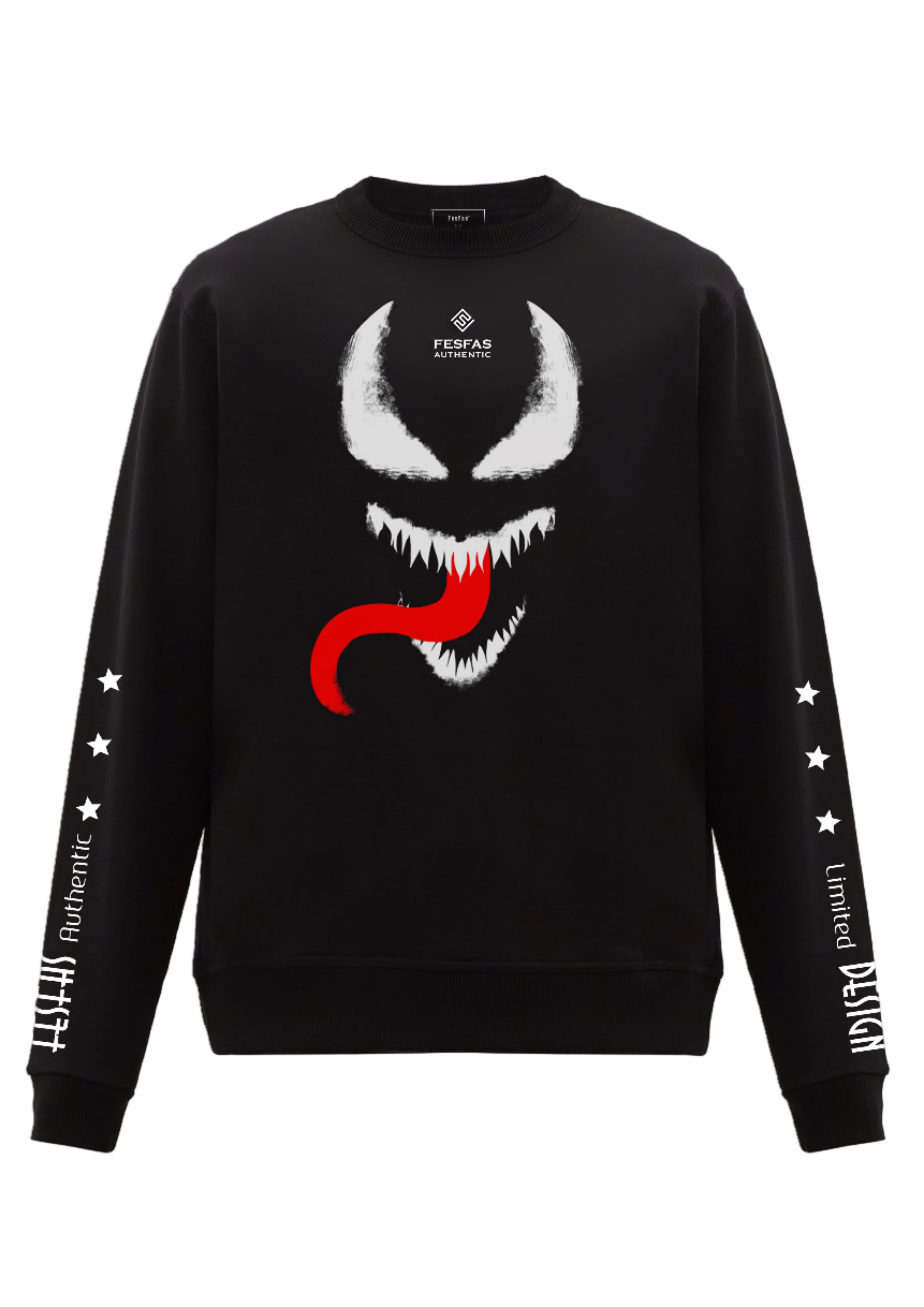 FesFas Venom-print Sweatshirt | Black