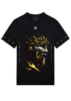FesFas lumination-print T-shirt | Black