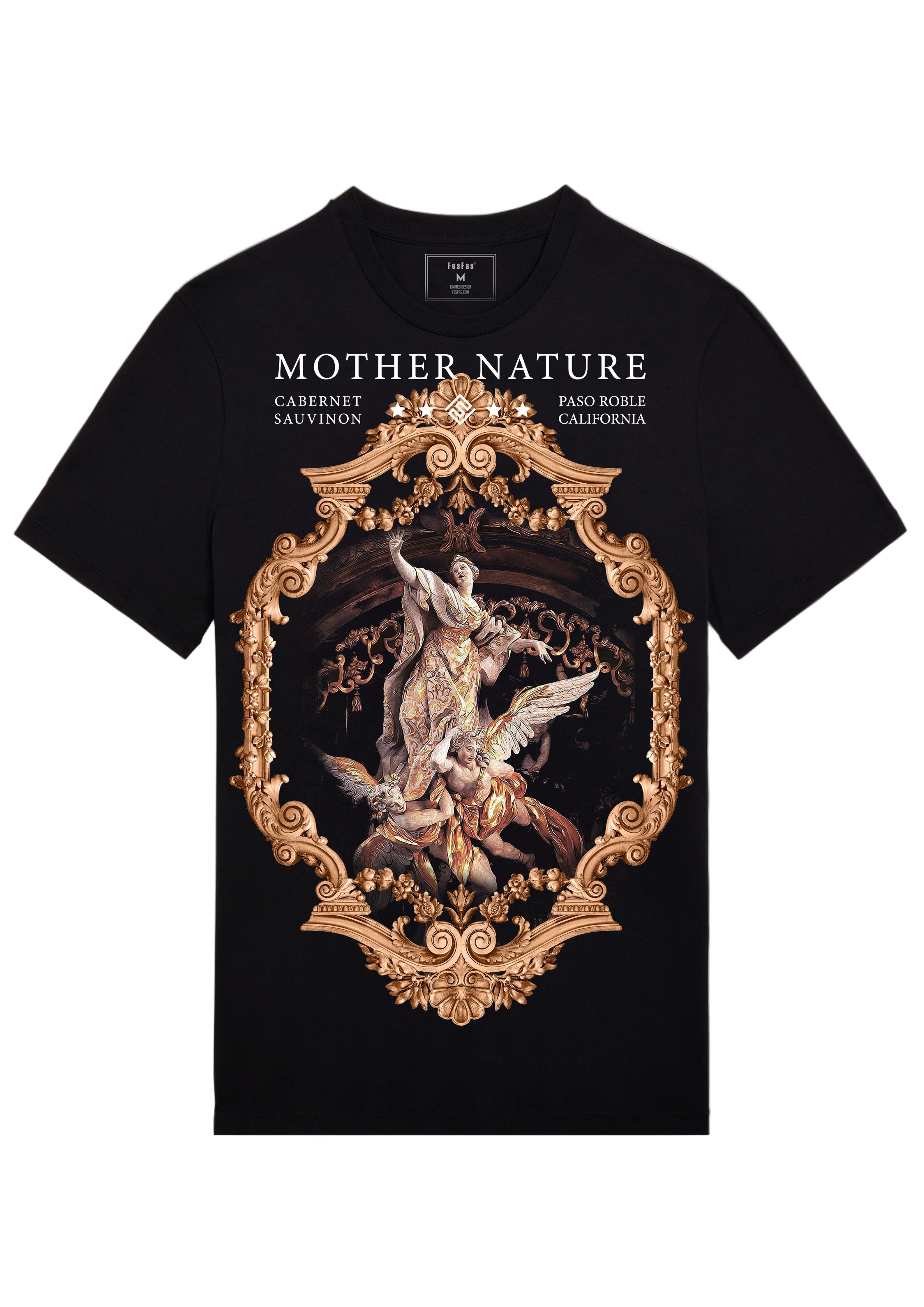 FesFas mother nature-print T-shirt | Black | Men
