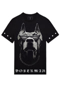 FesFas doberman-print T-shirt | Black
