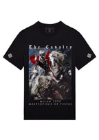 FesFas cavalry-print T-shirt | Black
